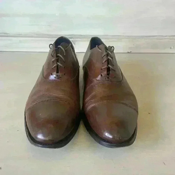 To Boot New York Mens 11 Luxury Leather Wingtip Oxford Shoes Made in Italy - Picture 6 of 9